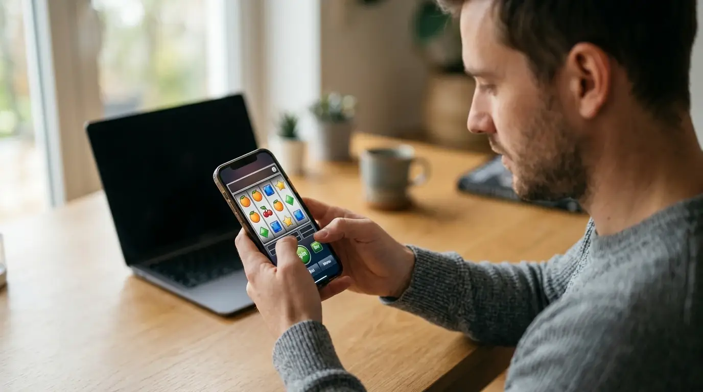 Teléfono móvil con juegos de casino y opciones de pago neutrales