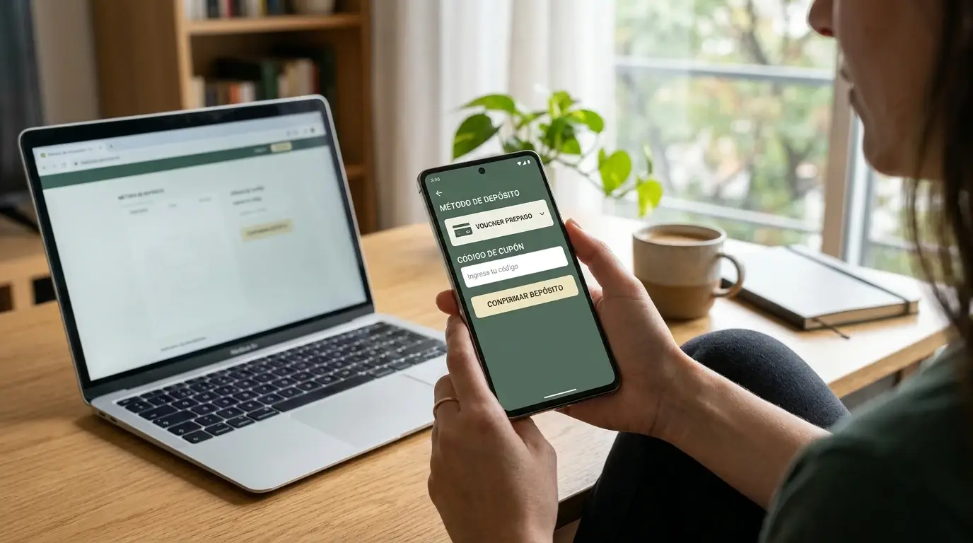 Aplicación móvil para gestionar un casino con PaysafeCard