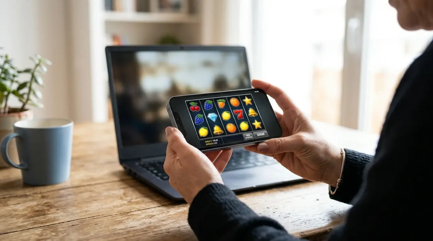 Juegos de casino europeos en una pantalla móvil neutra