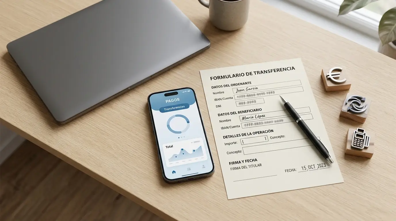 Comparación visual de billetera digital, tarjeta, transferencia y pago móvil sin marcas